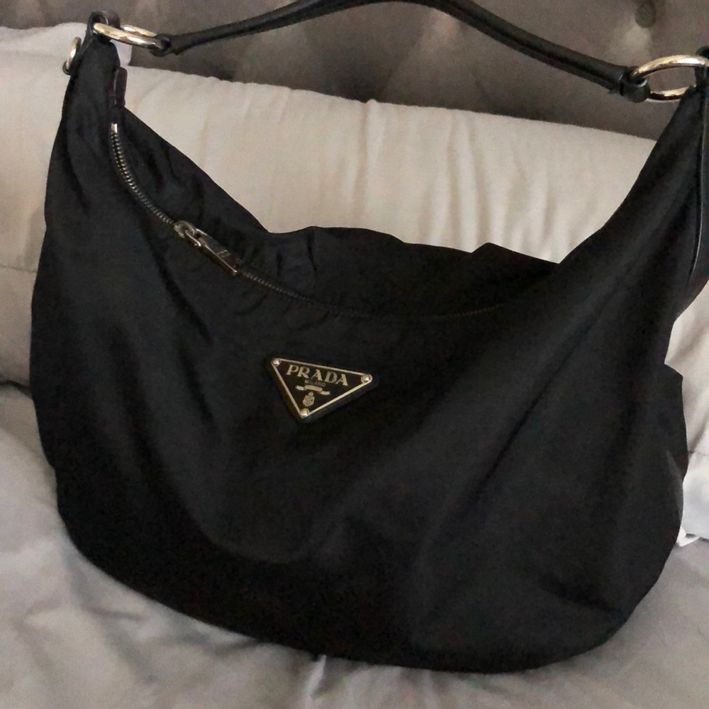Prada hobo bag mesh material great condition
